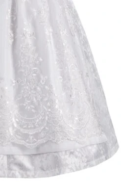 Hochzeitsdirndl Midi 70cm Weiß Clara 001635 -Modegeschäft moser trachten brautdirndl 70er weiss clara 001635 4 1200x1200