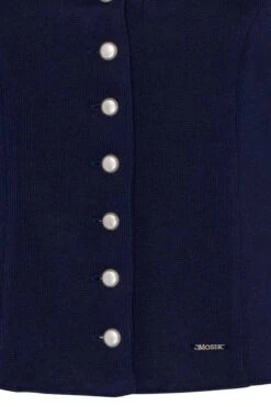 Trachten Strickjacke Dunkelblau Melina 002774 -Modegeschäft moser trachten damen strickjacke dunkelblau melina 002774 3 1200x1200