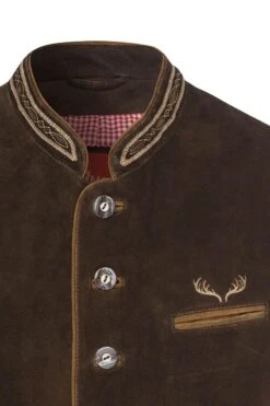 Trachten Lederweste Dunkelbraun Hannes 114481 -Modegeschäft moser trachten herren trachtenweste lederweste dunkelbraun hannes 114481 3 1200x1200