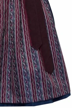 Midi Dirndl 70cm Aubergine Blau Aurelia 003266 -Modegeschäft moser trachten mididirndl 70er aubergine blau aurelia 003266 4 1200x1200