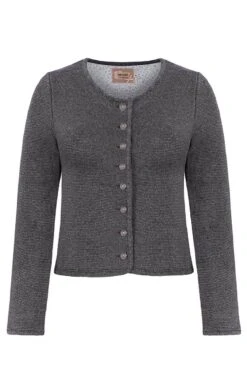 Trachten Strickjacke Grau Franziska 014420