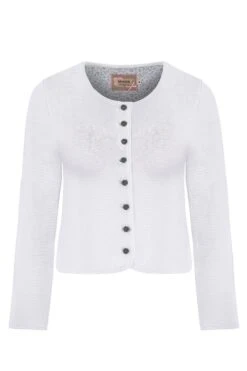 Trachten Strickjacke Weiß Franziska 014412