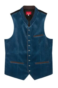 Trachtenweste Blau Adamo 005277