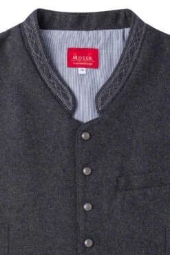 Trachtenweste Grau Levon 005274 -Modegeschäft moser trachtendesign trachtenweste grau levon 005274 3 1200x1200