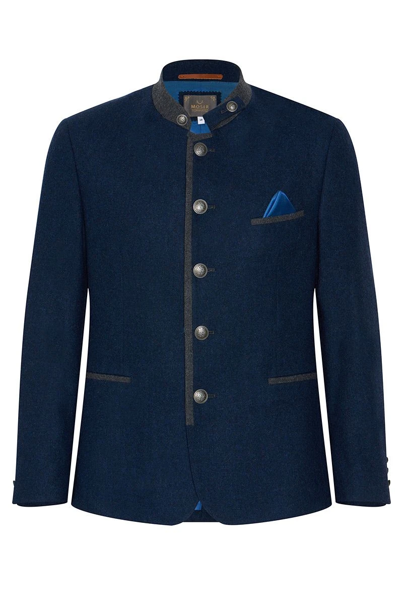 Trachtensakko Blau Grau Johann 008636 1 Trachtensakko Blau Grau Johann 008636