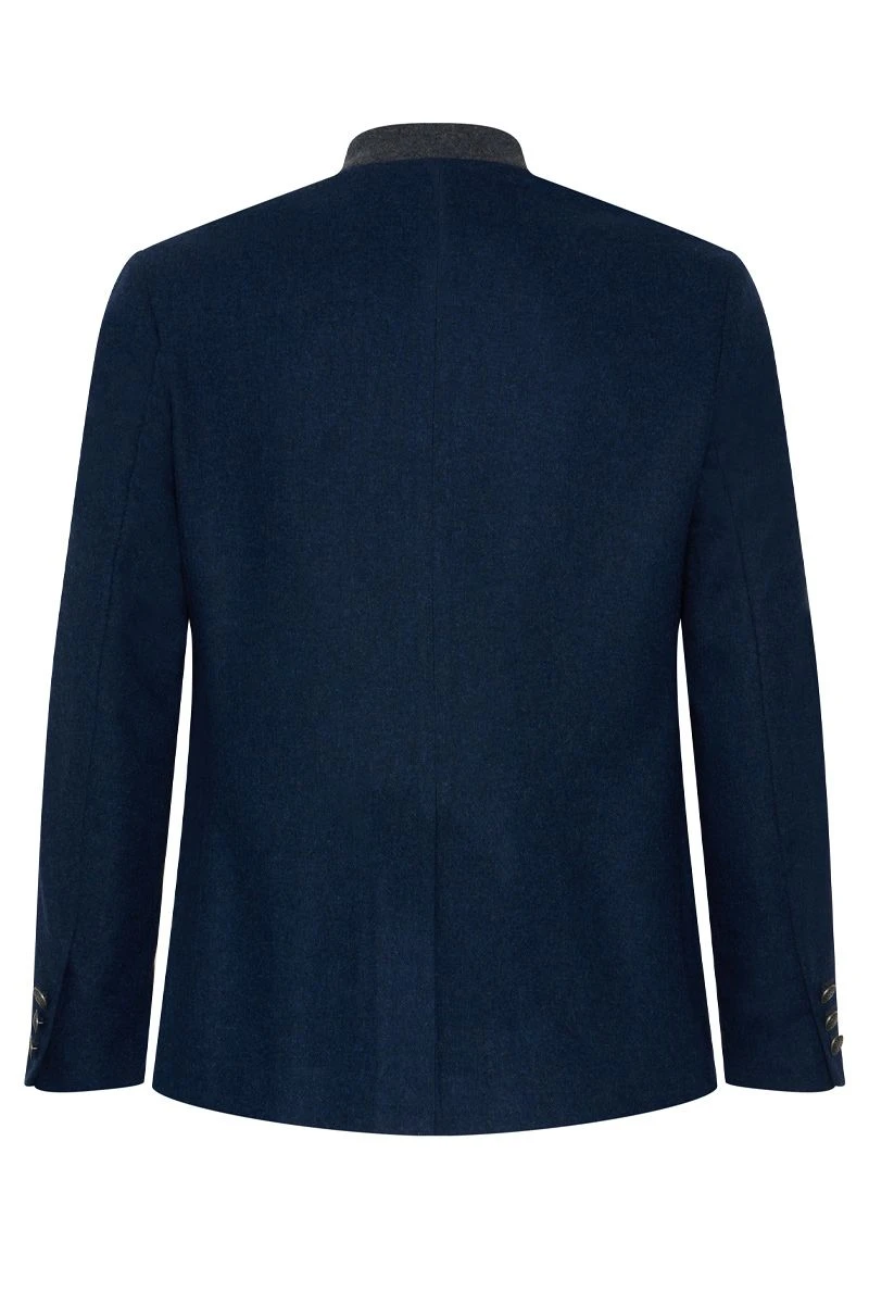 Trachtensakko Blau Grau Johann 008636 3 Trachtensakko Blau Grau Johann 008636 – Bild 3