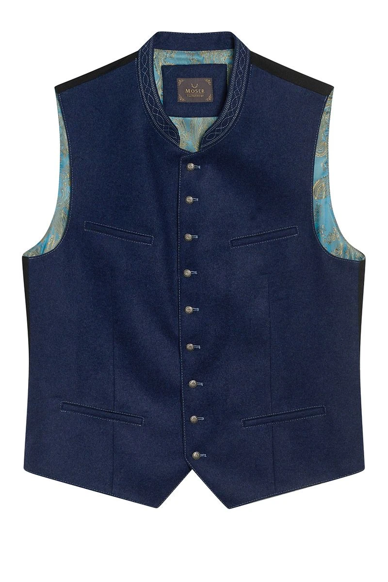 Trachtenweste Dunkelblau Loden Leopold 012018 1 Trachtenweste Dunkelblau Loden Leopold 012018