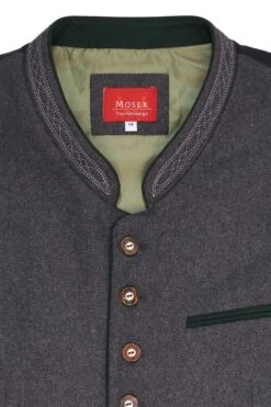 Trachtenweste Grau Grün Laurenz 008634 -Modegeschäft moser trachtenweste grau gruen laurenz 008634 3 1200x1200