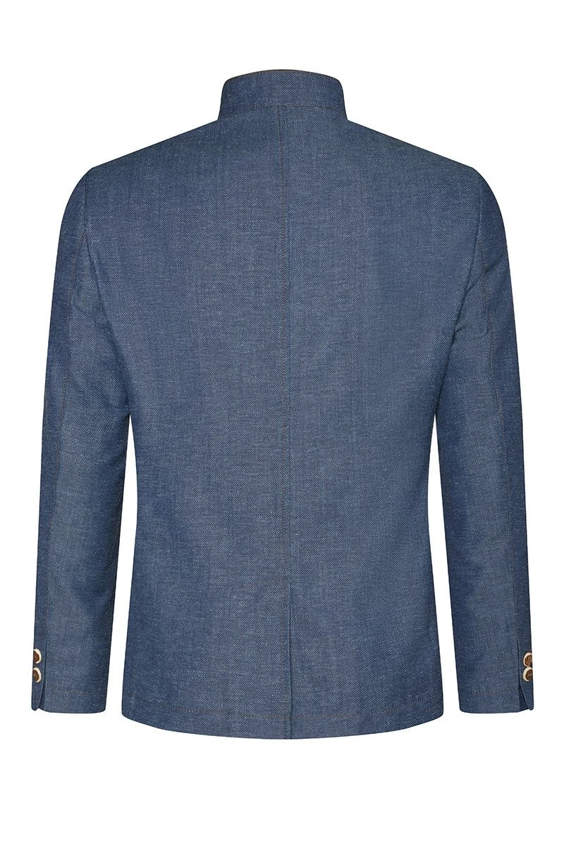 Trachtensakko Blau Leinen Absam 009833 3 Trachtensakko Blau Leinen Absam 009833 – Bild 3