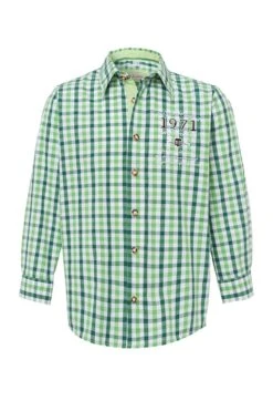 Modegeschäft -Modegeschäft os trachten kinder trachtenhemd gruen dunkelgruen karo mit stickerei 140948 2 1200x1200