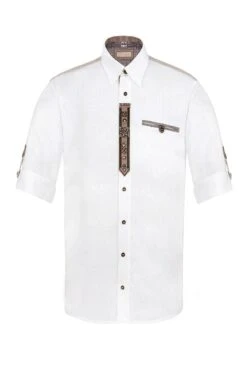 Trachtenhemd Langarm Weiß-natur Mit Applikationen 112309 -Modegeschäft os trachten trachtenhemd langarm weiss natur mit applikationen 112309 3 1200x1200