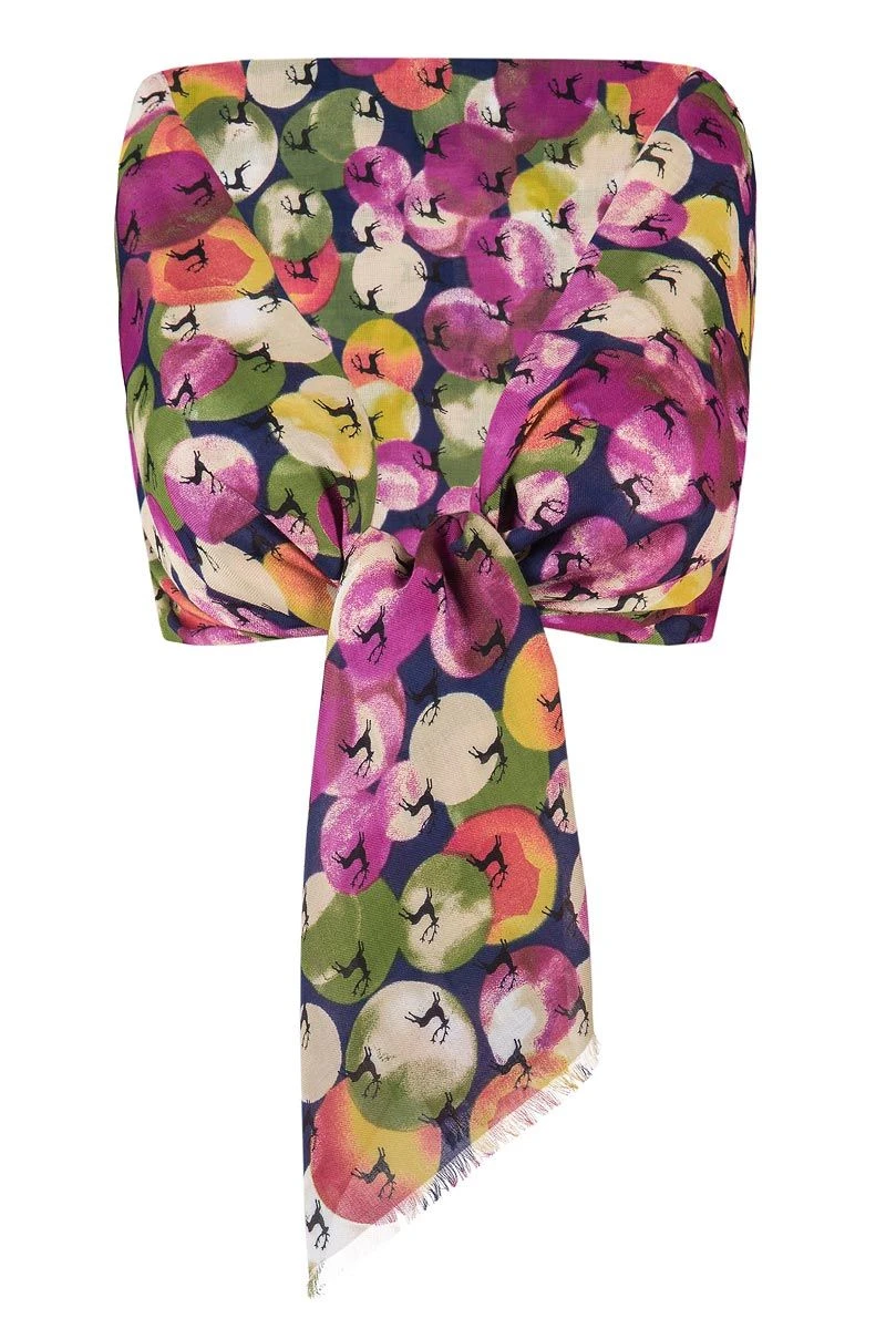 Trachtentuch 60x180 Bunt Gemustert Vivien 003890 2 Trachtentuch 60x180 Bunt Gemustert Vivien 003890 – Bild 2