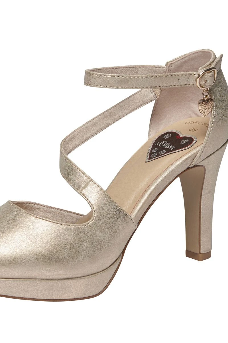 S.Oliver Pumps Gold Metallic Marry 008397 2 S.Oliver Pumps Gold Metallic Marry 008397 – Bild 2