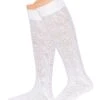 Trachten Kniebundstrümpfe Weiß 100055