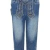 Trachtenjeans Kniebund Blau Gustl 009765
