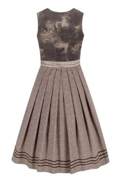 Midi Dirndl 70 Cm Braun Taupe Brenda 011664 -Modegeschäft tramontana midi dirndl 70cm braun taupe brenda 011664 3 1200x1200