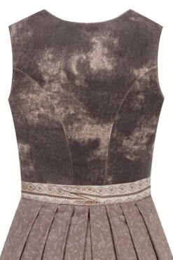 Midi Dirndl 70 Cm Braun Taupe Brenda 011664 -Modegeschäft tramontana midi dirndl 70cm braun taupe brenda 011664 4 1200x1200