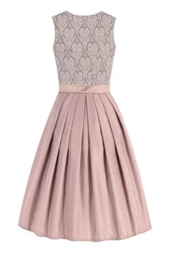 Midi Dirndl 70 Cm Taupe Altrosa Fleur 013228 -Modegeschäft tramontana midi dirndl 70cm taupe altrosa fleur 013228 3 1200x1200