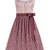 Midi Dirndl 70 Cm Altrosa Rosenholz Xenia 014397