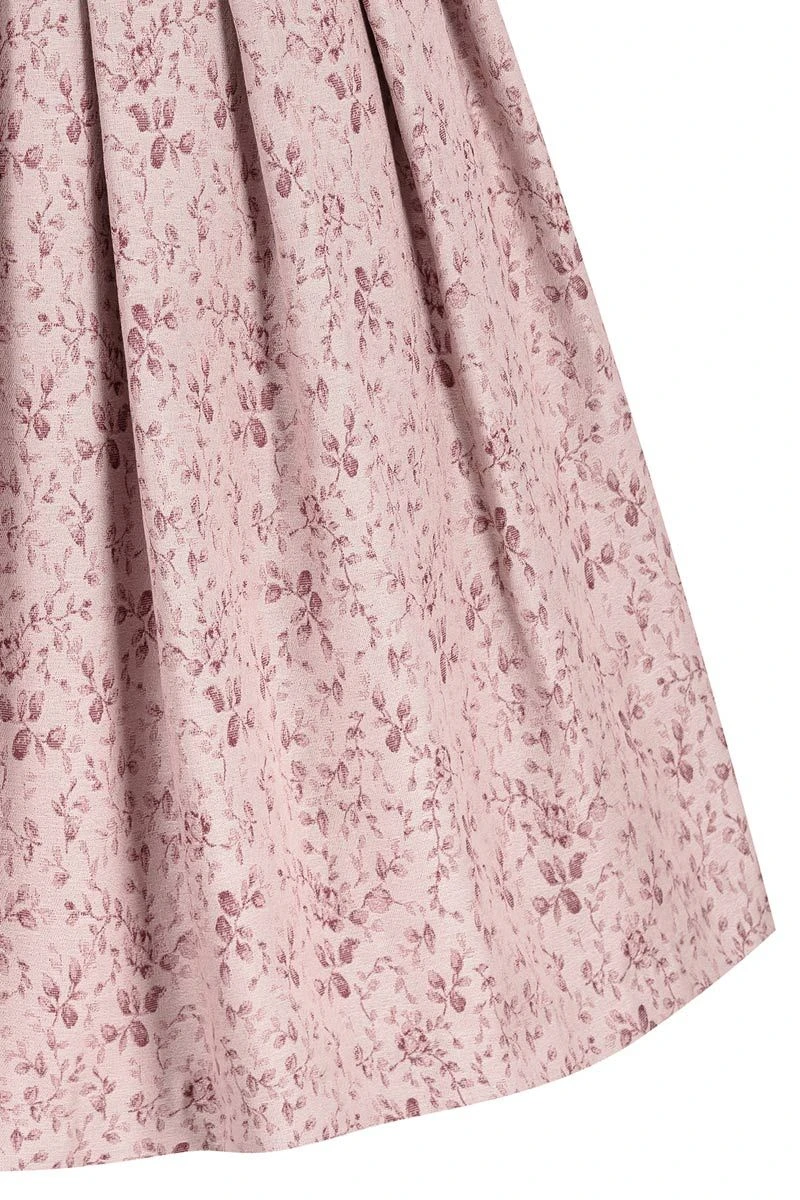 Midi Dirndl 70 Cm Altrosa Rosenholz Xenia 014397 6 Midi Dirndl 70 Cm Altrosa Rosenholz Xenia 014397 – Bild 6