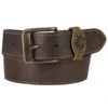 Trachtengürtel Dunkelbraun Edelweiß 130012