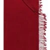 Trachtentuch 60x180 Dunkelrot Mit Fransen Yunbai 002958