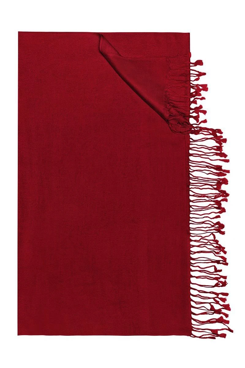 Trachtentuch 60x180 Dunkelrot Mit Fransen Yunbai 002958 1 Trachtentuch 60x180 Dunkelrot Mit Fransen Yunbai 002958